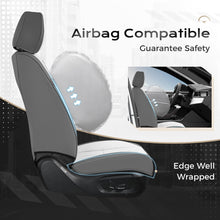 Load image into Gallery viewer, Coverado Leather Front and Back Seat Covers Fashion Water Resistant Auto Seat Protectors Universal Fit