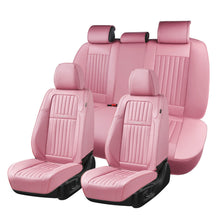 Load image into Gallery viewer, Coverado Leather Front and Back Seat Covers Fashion Water Resistant Auto Seat Protectors Universal Fit