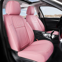 Load image into Gallery viewer, Coverado Leather Front and Back Seat Covers Fashion Water Resistant Auto Seat Protectors Universal Fit