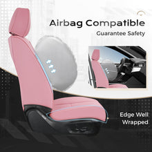 Load image into Gallery viewer, Coverado Leather Front and Back Seat Covers Fashion Water Resistant Auto Seat Protectors Universal Fit