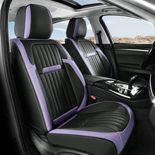 Load image into Gallery viewer, Coverado Leather Front and Back Seat Covers Fashion Water Resistant Auto Seat Protectors Universal Fit