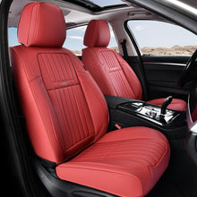 Load image into Gallery viewer, Coverado Leather Front and Back Seat Covers Fashion Water Resistant Auto Seat Protectors Universal Fit