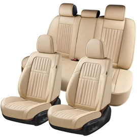 Universal Fit Leather Front and Back Seat Covers Fashion Water Resistant
