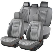 Load image into Gallery viewer, Coverado 5-Seat Leather Full Set Front Rear Seat Covers Fashion Water Resistant Auto Seat Protectors Universal Fit