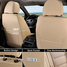 Load image into Gallery viewer, Coverado 5 Seats Car Seat Covers Full Set Premium Leather Seat Protector Universal Fit