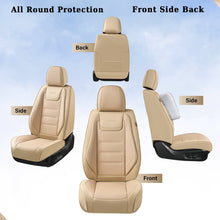 Load image into Gallery viewer, Coverado 5 Seats Car Seat Covers Full Set Premium Leather Seat Protector Universal Fit