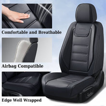 Load image into Gallery viewer, Coverado 5 Seats Car Seat Covers Full Set Premium Leather Seat Protector Universal Fit