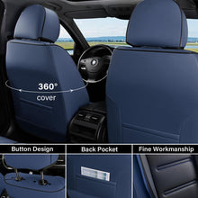 Load image into Gallery viewer, Coverado 5 Seats Car Seat Covers Full Set Premium Leather Seat Protector Universal Fit