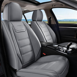 2 Seats Front Set Coverado Car Seat Covers Premium Leather Seat Protector Universal Fit