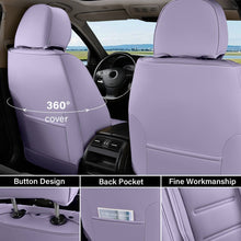 Load image into Gallery viewer, Coverado 5 Seats Car Seat Covers Full Set Premium Leather Seat Protector Universal Fit