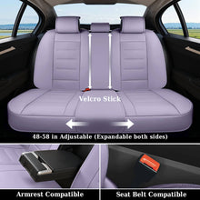 Load image into Gallery viewer, Coverado 5 Seats Car Seat Covers Full Set Premium Leather Seat Protector Universal Fit