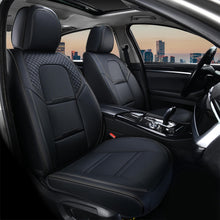 Load image into Gallery viewer, Coverado 5 Seats Full Set Front Rear Seat Covers Faux Leather Stylish Breathable Auto Seat Protectors Universal Fit