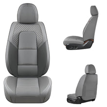 Load image into Gallery viewer, Coverado 5 Seats Full Set Front Rear Seat Covers Faux Leather Stylish Breathable Auto Seat Protectors Universal Fit