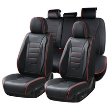 Load image into Gallery viewer, Coverado 5 Seat Full Set Car Seat Covers Premium Leather Front Rear Auto Seat Protectors Universal Fit