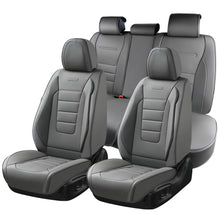 Load image into Gallery viewer, Coverado 5 Seat Full Set Car Seat Covers Premium Leather Front Rear Auto Seat Protectors Universal Fit