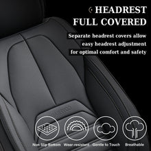 Load image into Gallery viewer, Coverado 5 Full Set Car Seat Covers Set for Front and Back Seats Auto Interior Universal Fit