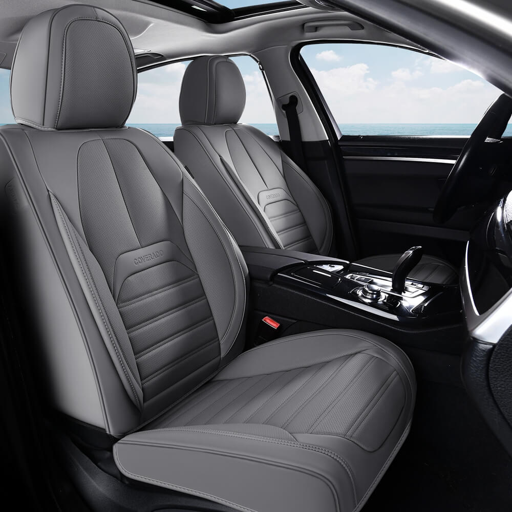 Coverado 5 Full Set Car Seat Covers Set for Front and Back Seats Auto Interior Universal Fit