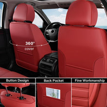 Load image into Gallery viewer, Coverado 5 Full Set Car Seat Covers Set for Front and Back Seats Auto Interior Universal Fit