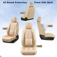 Load image into Gallery viewer, 2-Seat Coverado Front Driver Passenger Auto Seat Covers with Lumbar Support Premium Leather Seat Covers Protector for Cars Universal Fit