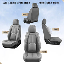 Load image into Gallery viewer, 2-Seat Coverado Front Driver Passenger Auto Seat Covers with Lumbar Support Premium Leather Seat Covers Protector for Cars Universal Fit