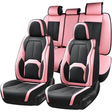 Load image into Gallery viewer, Coverado 5 Seats Full Set Auto Seat Covers with Lumbar Support Premium Leather Seat Covers Protector for Cars Universal Fit