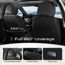 Load image into Gallery viewer, Coverado 2 Seat Front Driver Passenger Car Seat Covers Diamond Pattern Leather Water Resistant Auto Seat Covers Universal Fit