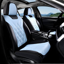 Load image into Gallery viewer, Coverado 2 Seat Front Driver Passenger Car Seat Covers Diamond Pattern Leather Water Resistant Auto Seat Covers Universal Fit