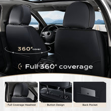Load image into Gallery viewer, Coverado 2 Seat Front Driver Passenger Car Seat Covers Diamond Pattern Leather Water Resistant Auto Seat Covers Universal Fit