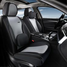 Load image into Gallery viewer, Coverado Full Set 5 Seats Car Seat Covers Front and Rear with Lumbar Support Leather Comfortable Auto Seat Protectors Universal Fit