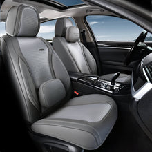Load image into Gallery viewer, Coverado Full Set 5 Seats Car Seat Covers Front and Rear with Lumbar Support Leather Comfortable Auto Seat Protectors Universal Fit