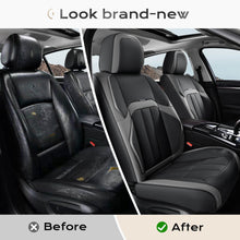 Load image into Gallery viewer, Coverado Front Seat Covers 2 Car Seats Quality Leatherette Universal Fit