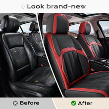 Load image into Gallery viewer, Coverado Front Seat Covers 2 Car Seats Quality Leatherette Universal Fit