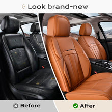 Load image into Gallery viewer, Coverado Front Seat Covers 2 Car Seats Quality Leatherette Universal Fit