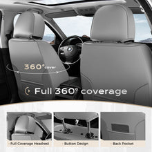 Load image into Gallery viewer, Coverado Front Seat Covers 2 Car Seats Quality Leatherette Universal Fit