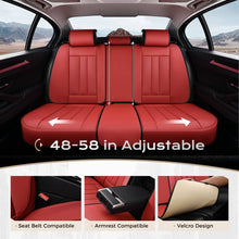 Load image into Gallery viewer, Coverado 5 Seats Full Set Seat Covers Quality Leatherette Car Front and Back Seat Protectors Universal Fit