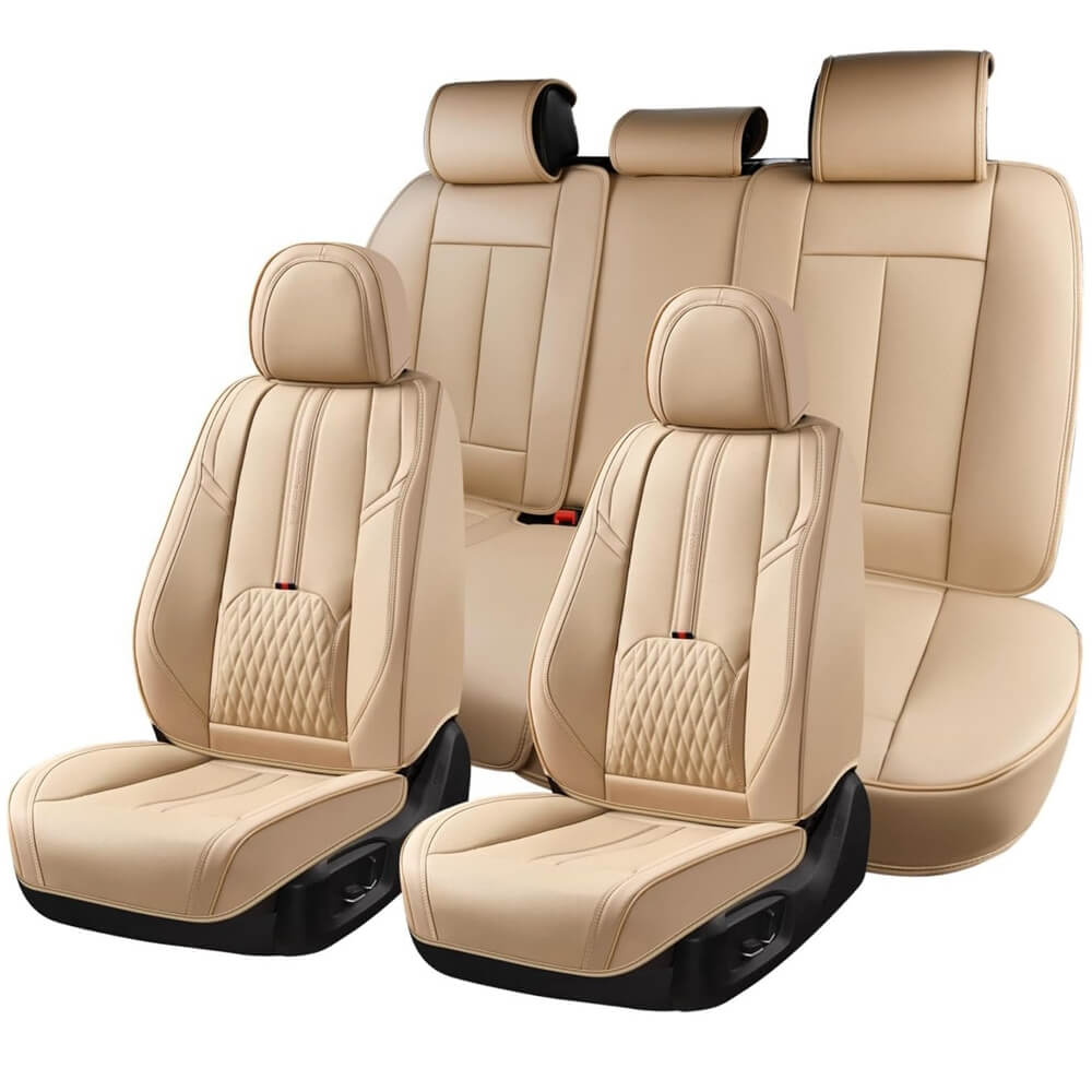 Coverado 5 Seat Car Seat Covers Full Set Front and Back Seat Protector Auto Interior Seats Universal Fit