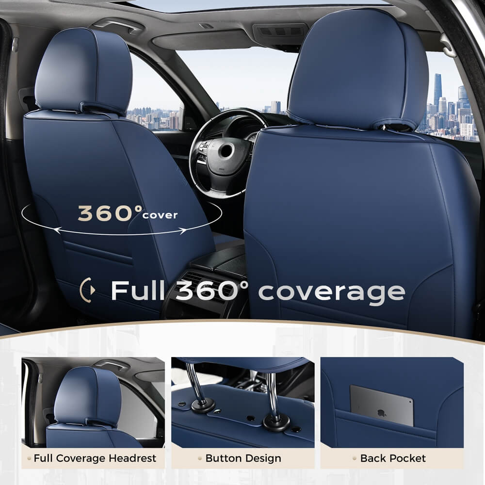 Coverado Car Seat Covers Front Seats Set Auto Interior Seat Protector Universal Fit