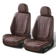 Load image into Gallery viewer, 2 Seats Coverado Front Seat Covers for Cars Leatherette Driver Passenger Seat Protectors Breathable Waterproof Universal Fit