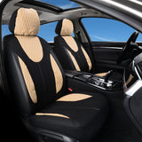 Coverado PVC Front Seat Covers 6 Pieces Seat Protectors Auto Interior Universal Fit