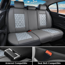 Load image into Gallery viewer, Coverado Front and Back Car Seat Covers Faux Leather Waterproof Universal Fit Most Cars