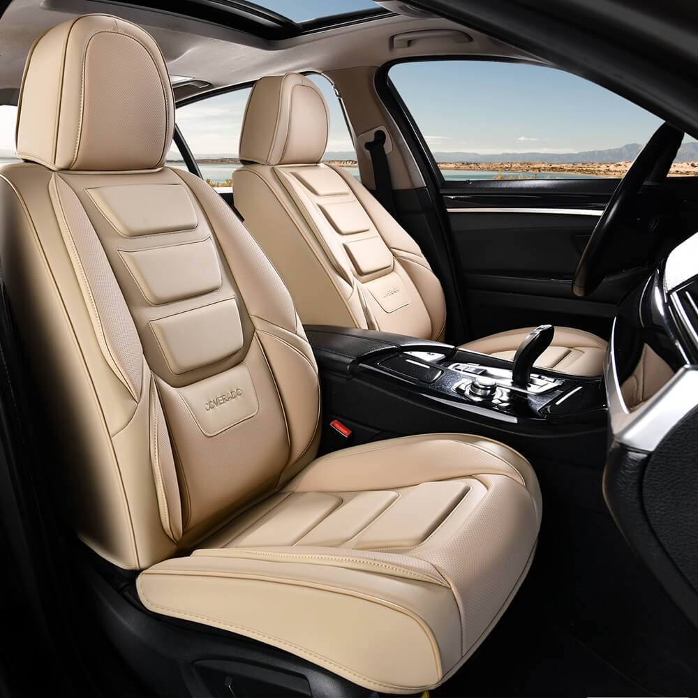 Coverado Car Seat Covers Set with 3D design Fashionable Auto Seats Universal Fit