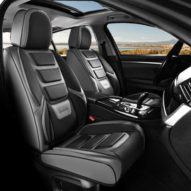 Coverado Car Seat Covers Set with 3D design Fashionable Auto Seats Universal Fit