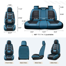 Load image into Gallery viewer, Coverado Car Seat Covers Set with 3D design Fashionable Auto Seats Universal Fit