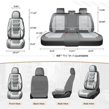 Load image into Gallery viewer, Coverado Car Seat Covers Set with 3D design Fashionable Auto Seats Universal Fit