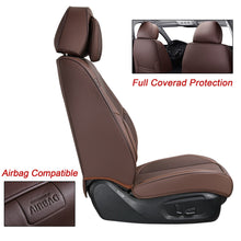 Load image into Gallery viewer, [Pre-sale] Coverado Full Set with Head Pillow Front and Back Seat Cover Set Faux Leather Waterproof Universal Fit