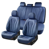 5 Seats Coverado Car Seat Covers Front and Rear Seat Full Set Premium Leather Seat Protector Universal Fit