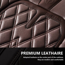 Load image into Gallery viewer, Coverado Front and Back Car Seat Covers Faux Leather Waterproof Universal Fit Most Cars