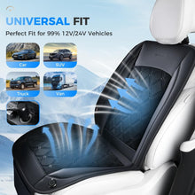 Load image into Gallery viewer, Coverado Cooling Car Seat Cushion Universal Fit Ventilated Seat Cover