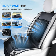 Load image into Gallery viewer, Coverado Cooling Car Seat Cushion Universal Fit Ventilated Seat Cover