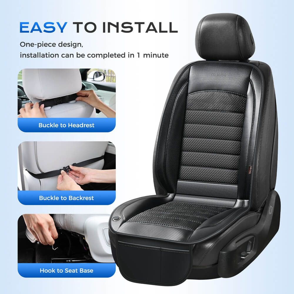 ❄️❄️Coverado Cooling Cushion Dual Fan for Car Seats Ventilated Seat Cover Universal Fit